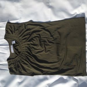 Liz Claiborne Hunter Green sleeveless top